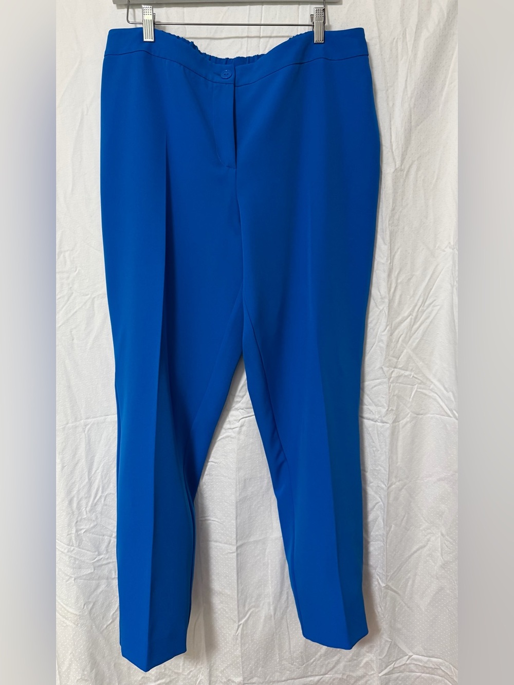 Marina Rinaldi Bright Cobalt Blue Women's Dress Pants